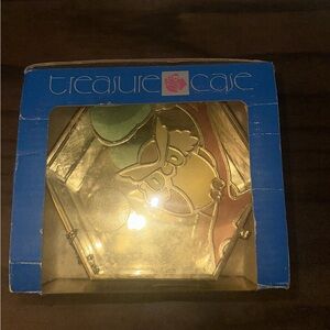 Treasure Case Vintage Owl Mirrored Jewelry Box